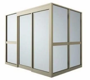 風除室 L型（正面＋側面）