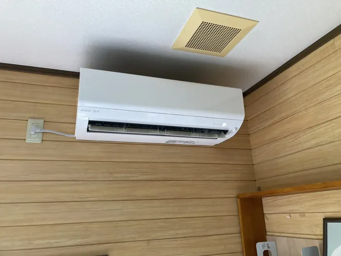 酒田市 省エネ補助金を使って交換した室内機（三菱電機 霧ヶ峰）