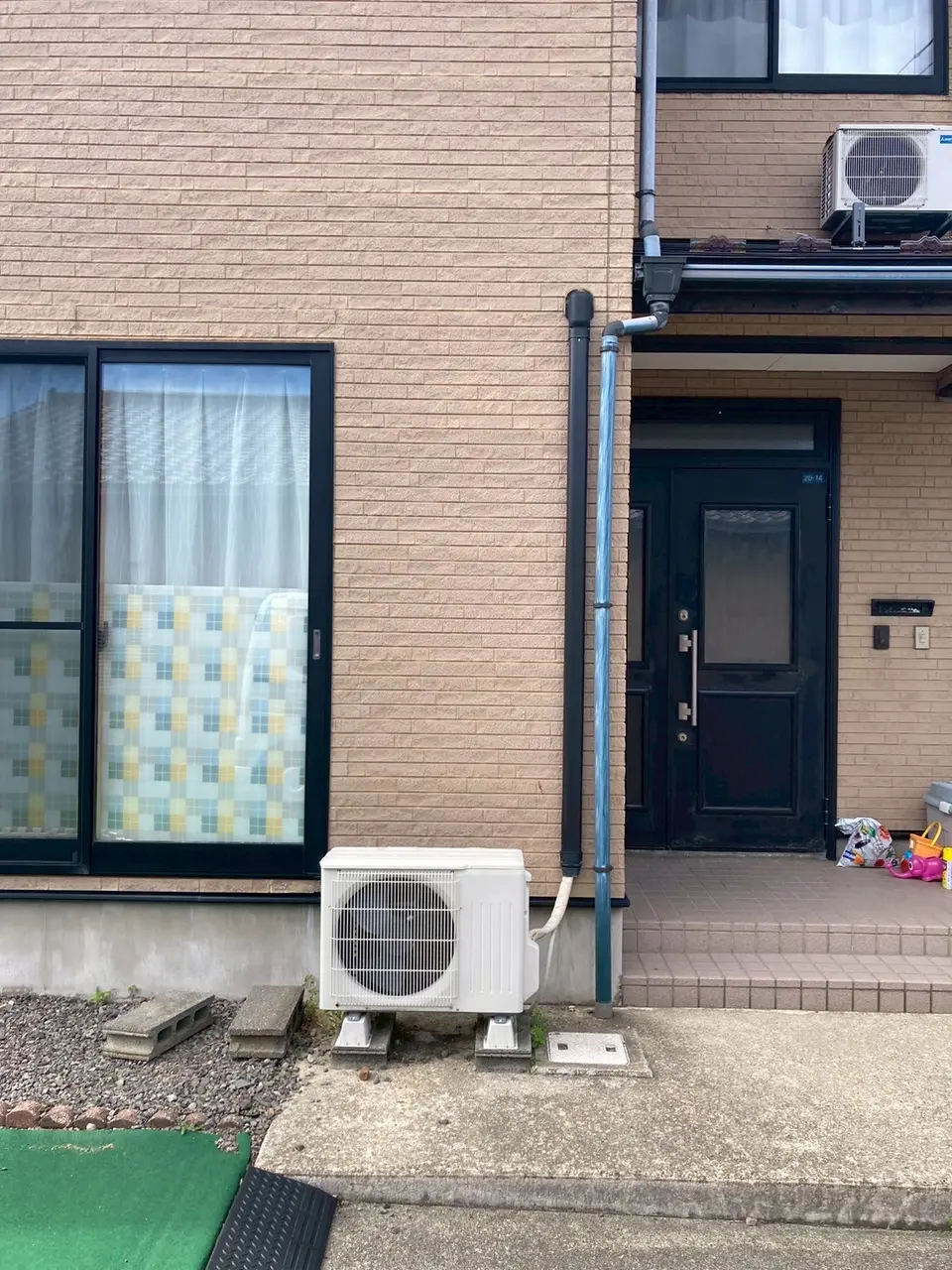 酒田市 交換前の室外機