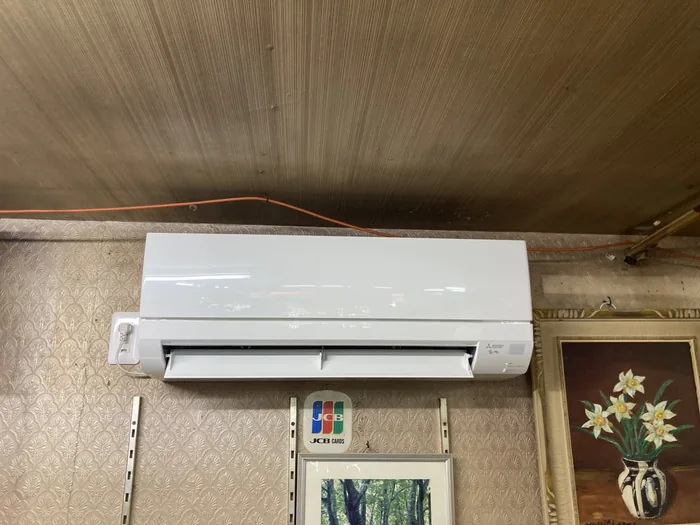 酒田市 交換後の室内機（三菱電機 霧ヶ峰 GV3626／12畳用）