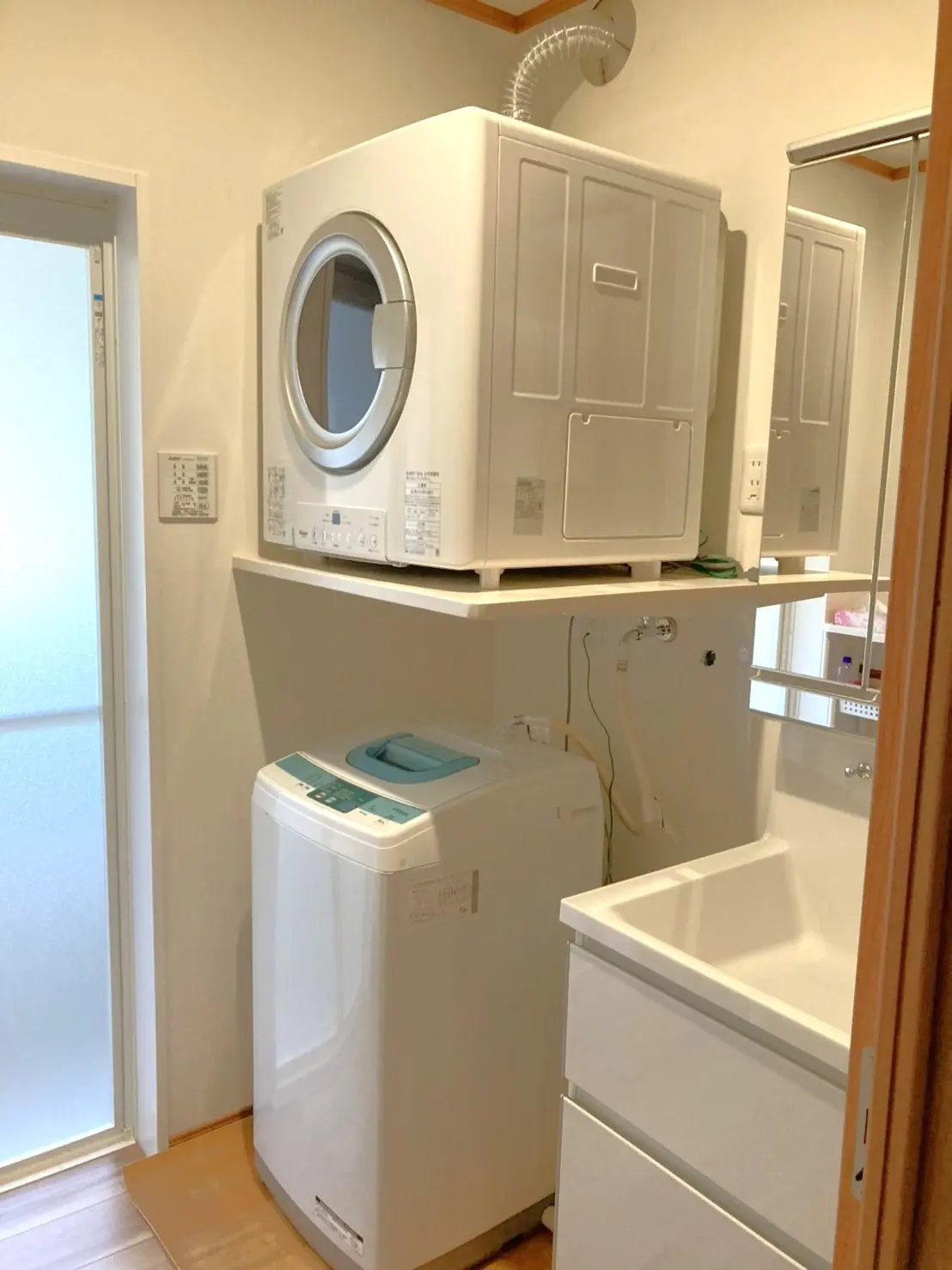 新築に乾太くん設置 施工後